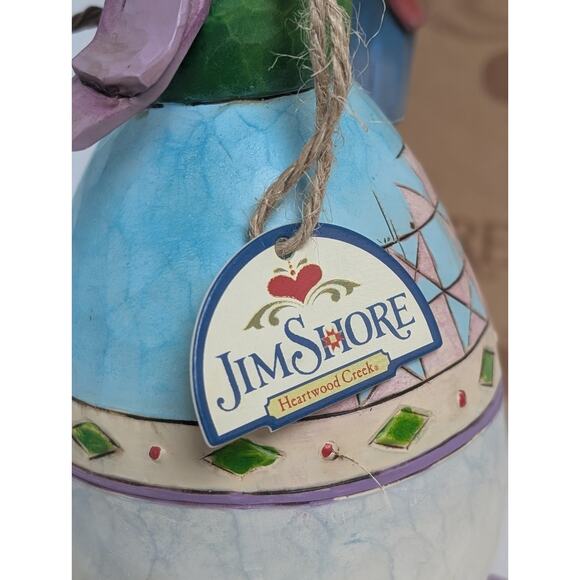 Jim Shore "Warm And Cozy" Snowman With Bird And Birdhouse. - Picture 6 of 12